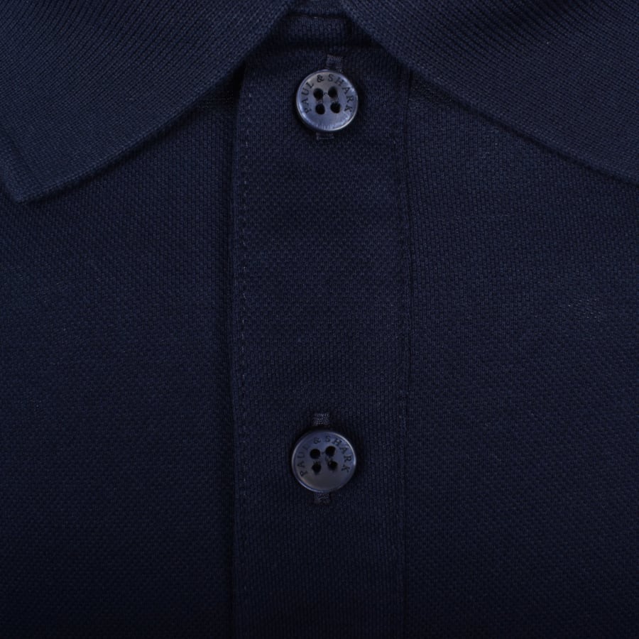 Tシャツ・カットソー Paul & Shark SS24 POLO (24411625 201) Paul And Shark Short Sleeved Polo T Shirt Black | Mainline